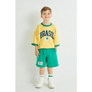 Tricou cu imprimeu cu echipa braziliana de fotbal imagine