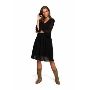 Rochie boho - Poliester - Negru imagine