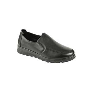 Pantofi casual - femei - 21073-01 negru - piele naturala imagine