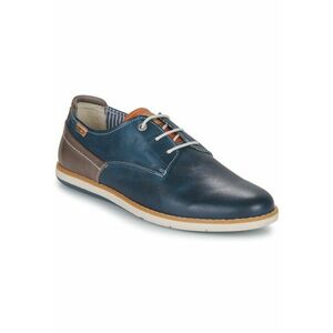 Pantofi casual barbati Jucar M4E-4104C1 - piele naturala - bleumarin - imagine