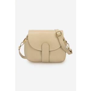 Geanta crossbody de piele cu aspect granulat imagine