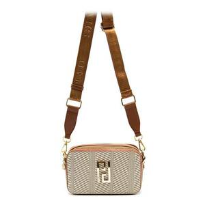 Geanta crossbody cu model tesut imagine