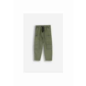 Pantaloni cargo cu talie ajustabila - Verde imagine