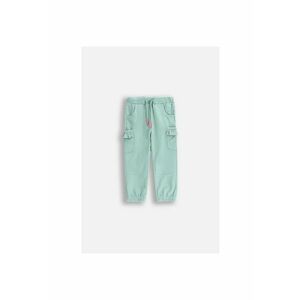 Pantalon sport cargo cu talie ajustabila - Verde menta imagine