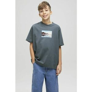 Tricou de bumbac cu model grafic imagine