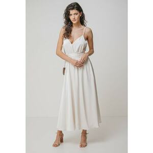 Rochie maxi de satin imagine