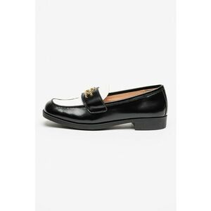 Pantofi loafer de piele cu segmet contrastant imagine