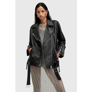 Jacheta biker relaxed fit de piele Billie imagine