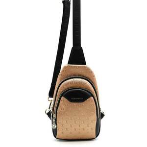 Geanta crossbody din piele ecologica cu aspect metalizat imagine