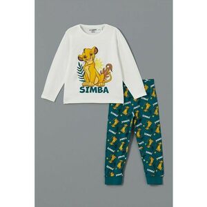 Pijama din bumbac cu imprimeu The Lion King imagine