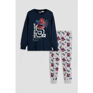 Pijama de bumbac cu imprimeu Spider-Man imagine