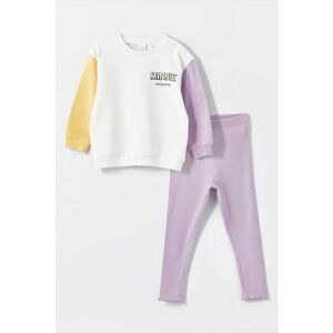 Set de bluza si pantaloni de trening din amestec de bumbac imagine