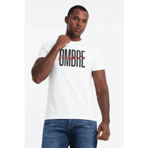 Tricou de bumbac cu model text imagine