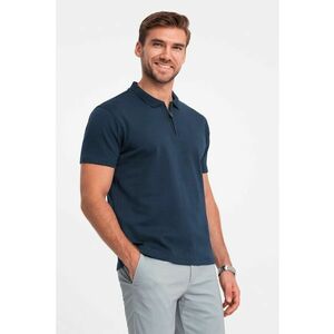 Tricou polo cu fenta cu fermoar imagine