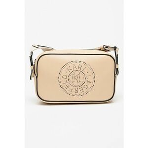 Geanta crossbody din piele cu logo perforat Circle imagine