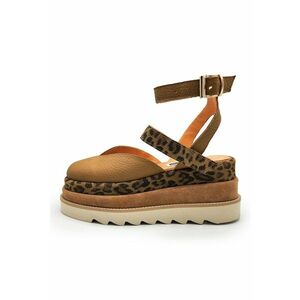 Pantofi wedge de piele imagine