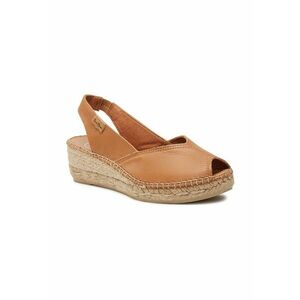 Espadrile dama - 680442 - Piele naturala - Maro imagine