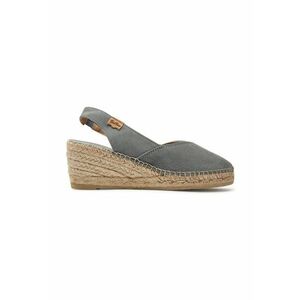 Espadrile dama - 680480 - Piele intoarsa - Gri imagine