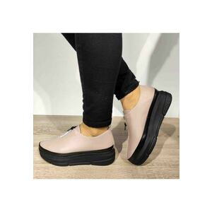 Pantofi Casual Dama 1247-11 Bej - Bej imagine