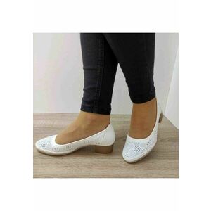 Pantofi Perforati Casual Dama 511 Albi - Alb imagine