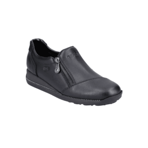 Pantofi casual - dama - TEX ANTISTRESS - 44265-00 negru - piele naturala imagine