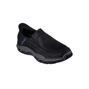 Pantofi sport - barbati - RESPECTED ELGIN 204810-BLK negru - SLIP INS - piele ecologica - imagine