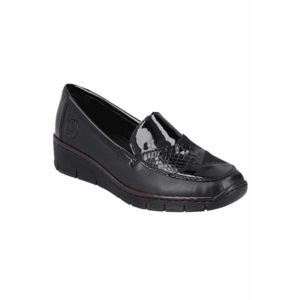 Pantofi casual - dama - Antistress - 53785-00 negru - piele naturala imagine