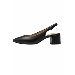 Pantofi dama negru toc 8 cm imagine