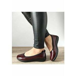 Pantofi Casual Dama 540008B 23-0 Bordo Croco - Bordo Croco imagine