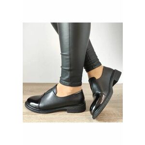 Pantofi Casual Dama 540004 01-N Negri + Lac - Negru + Lac imagine