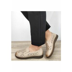 Pantofi Casual Perforati Dama 991-1 Apricot - Apricot imagine