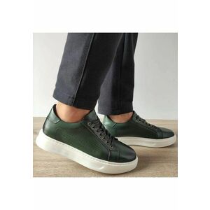 Pantofi Casual Barbati 640012C 06-N Verde - Verde imagine