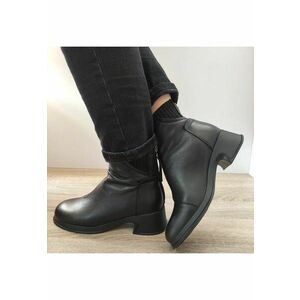 Botine Textil Negre imagine