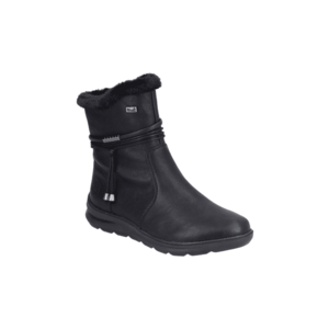 ﻿Ghete casual - dama - Z0070-00 negru - piele ecologica imagine