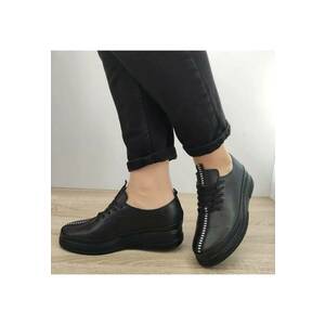 Pantofi Casual Dama 1237 Negri - Black imagine