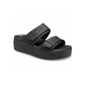 Crocs Sandale 'Brooklyn Wedge' negru imagine