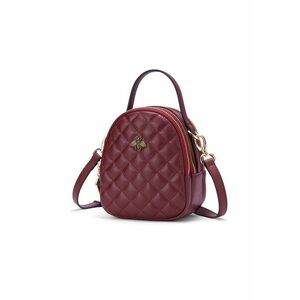 Geanta crossbody de piele - cu aspect matlasat Anouk imagine