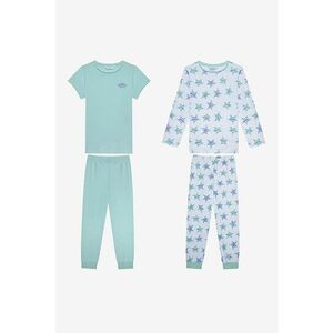 Set de pijama de bumbac cu imprimeu - 4 piese imagine