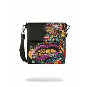 Geanta crossbody din piele ecologica cu imprimeu grafic imagine