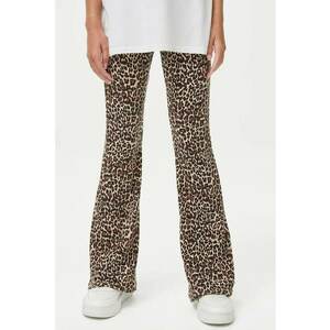 Colanti evazati cu model animal print imagine