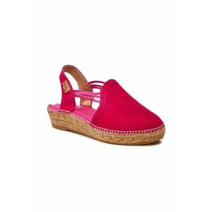 Espadrile dama - 681760 - Piele intoarsa - Roz imagine