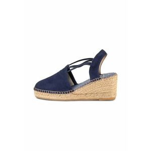 Espadrile dama - 596536 - Piele intoarsa - Albastru imagine