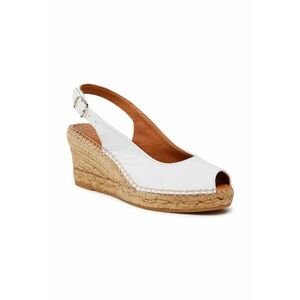 Espadrile dama - 048590 - Piele naturala - Alb imagine