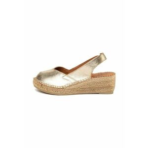 Espadrile dama - 596215 - Piele naturala - Auriu imagine