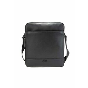 Geanta crossbody de piele cu buzunare cu fermoar imagine