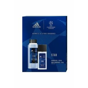 Set Cadou Uefa Star: Deodorant Natural Spray - 75 ml + Gel de dus - 250 ml imagine