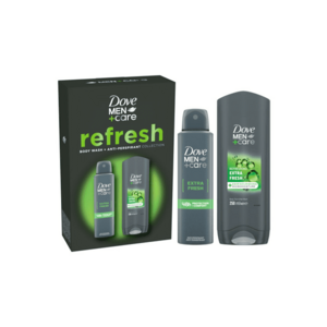 Set cadou Men+Care: Spray Extra Fresh - 150ml + Gel de dus Dove Men+Care Extra Fresh - 250ml imagine