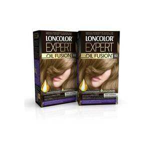 Pachet: Vopsea de par permanenta Expert Oil Fusion 6.3 Blond Auriu Inchis - 200 ml x 2 bucati imagine