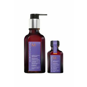 Pachet Tratament Purple: Tratament Moroccanoil pentru nevoile parului blond - 50 ml + 25 ml imagine