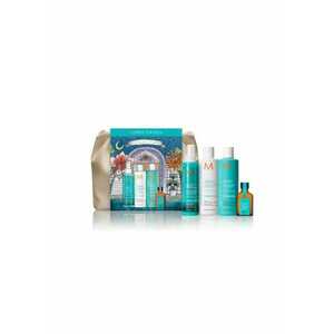 Set pentru hidratarea parului A Festive Fairytale: Sampon Hydrating - 250ml + Balsam de par Moroccanoil Hydrating - 250ml + Balsam de par fara clatire All in One leave-in - 160ml + Tratament de par Moroccanoil Original - 25ml imagine